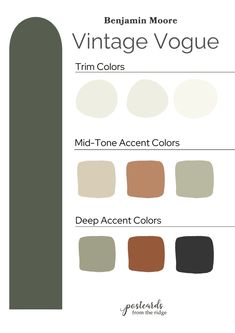 the different shades of paint that are used to create an interior color scheme for this house