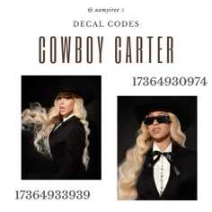 an advertisement for a hair salon featuring two women in black hats and long blonde hair