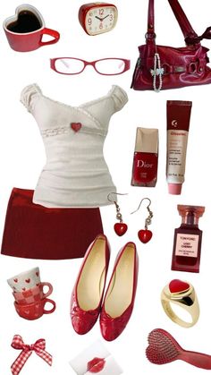 Coquette Outfits, Downtown Outfits, 2000s Fashion Outfits, Vintage Americana, Red Outfit, Cute Everyday Outfits, Really Cute Outfits, Girly Outfits, Fit Ideas