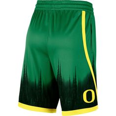 Look like a member of the Oregon Ducks team when you wear these Limited Basketball shorts from Nike. They feature authentic Oregon Ducks graphics and a flexible waistband for extra comfort. You'll feel ready to hit the hardwood in this pair of shorts designed with moisture-wicking Dri-FIT technology and Nike Dry fabrics that evaporate away sweat faster to help you stay cool. Brand: Nike Dri-FIT  technology wicks away moisture Elastic waistband with drawstring Heat-sealed graphics Imported Inseam Oregon Ducks, Nike Green, Cool Look, Designer Shorts, Basketball Shorts, Stay Cool, Nike Dri Fit, Men's Nike, Dri Fit