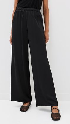 Jenni Kayne Demi Pants | Shopbop Jenni Kayne, Stretch Satin, China Fashion, Black Pants, Stretch Fabric, New Arrivals, Elastic, Free Shipping, Pants