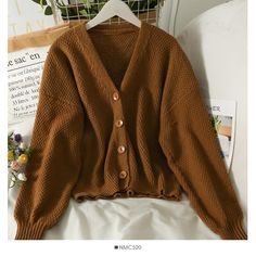 Size: one size Style: commuting Color: gray, green, apricot, khaki, blue Washing suggestion: hand washing is recommended, and the water temperature shall not exceed 30 ℃, which can be dry cleaned Dark Academia Outfit, Cardigan Sweater Coat, Sweater Coat, Fashion Wishlist, Water Temperature, Sweater Coats, Dress Plus Size, Gray Green, Casual Fits