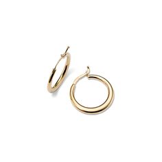 These stylish hoop earrings increase in size towards the center for the perfect mix of trendy and classic. They’re crafted in warm 14-karat yellow gold and feature a secure lever back for worry-free daily wear. Gold Hoops, Daily Wear, Hoop Earrings, Yellow Gold, Yellow, Gold, How To Wear