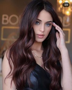 Deep Winter Red Hair, Deep Winter Hair Color, Beautiful Dark Brown Hair, Dark Red Hair Color Ideas, Dark Brown Hair Color Ideas, Burgandy Hair, Red Balayage Hair, Dark Auburn Hair, Red Hair Color Ideas