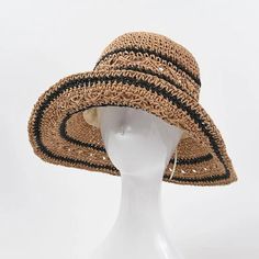 Crochet Weave, Beach Vacation Style, Style Character, Summer Hats For Women, Crochet Weaves, Popular Fashion, Paper Material, Summer Hat, Paper Straws