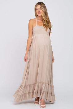 Boho Maternity Dress, Casual Maternity Dress, Maternity Photoshoot Outfits, Maternity Dresses Summer, Boho Maternity, Maternity Maxi Dress, Blush Pink Dresses, Back Skirt, Trendy Maternity