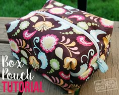 the box pouch sewing pattern is easy to sew