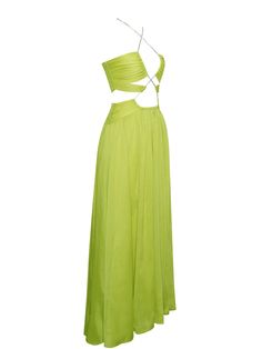 Materials: Silk Pleated Stretch Factor: Non Stretch Clean: Dry-clean only Length: Approx 51.1inch / 130cm Color may vary due to lighting on images. The product images (without model) are the closest to the true color of the product. Lemon Chiffon, High Waist Long Skirt, Long Skirt Outfits, Beautiful Maxi Dresses, Plain Dress, Bodycon Floral Dress, Pleated Chiffon, Pleated Maxi Dress, Pleated Maxi