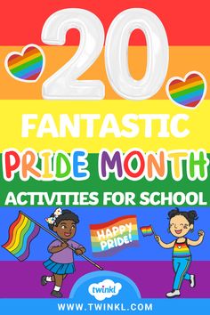 20 Fantastic Pride Month Activities For School Blog Pride Activities For Preschool, Gsa Club Activities, Pride Month Activities For Kids, Pride Activities For Kids, Gsa Activities, Pride Week