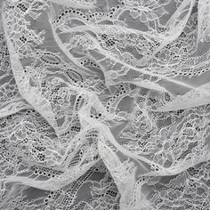 an image of white lace fabric