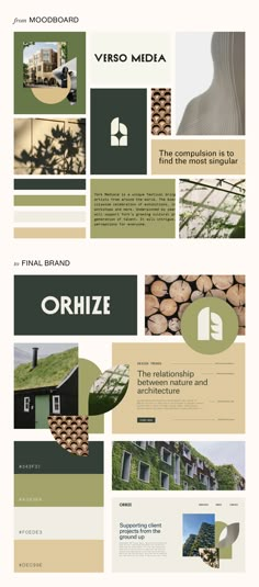 the website design for an architectural firm