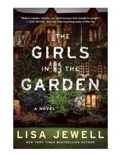 the girls in the garden bylisa jewell on an iphone screen with text reading,