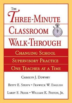 Change the entire school culture with this collaborative method of supervision! For years, the classic supervision model has frustrated both principals and teachers by fostering superior-subordinate relationships, focusing on teacher conformity rather than growth, or producing checklist data that are irrelevant to the curriculum. The Three-Minute Classroom Walk-Through offers a practical, time-saving alternative that impacts student achievement by cultivating self-reliant teachers who are contin Principal Ideas, Vice Principal, Elementary School Principal, Education Leadership, School Culture, School Leadership, Assistant Principal, Leader In Me, Student Achievement