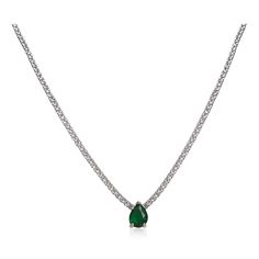 Our Oval Green Tennis Choker necklace exudes a vintage-inspired glamor that is timeless yet contemporary, making it the perfect complement to your wardrobe and next special occasion. A classic chain and luscious green solitaire stone become the main focal point, all crafted with 925 sterling silver. Metal Type: 925 Sterling Silver Length: 13"+2" Classic Green Jeweled Necklace, Elegant Green Cable Chain Necklace, Classic Oval Jeweled Necklaces, Classic Oval Jewel Necklace, Classic Oval Jeweled Necklace, Classic Green Gemstone Necklace, Elegant Green Clavicle Chain Necklace, Elegant Green May Birthstone Chain Necklace, Classic Silver Chain Necklace With Oval Pendant