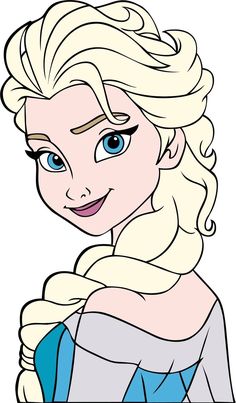 frozen princess with blue eyes and blonde hair