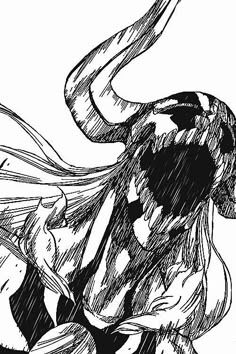 monochrome Ichigo Hollow Mask, Bleach Figures, Bleach Drawing, Bleach Anime Ichigo, Tite Kubo, Bleach Anime Art, Bleach Fanart