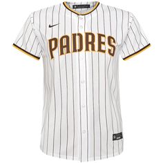 Youth San Diego Padres Nike White Home Replica Team Jersey Juan Soto, Spirit Jersey, Sports Uniforms, Team Jersey, San Diego Padres, Custom Jerseys, White Home, White Houses, Nike White