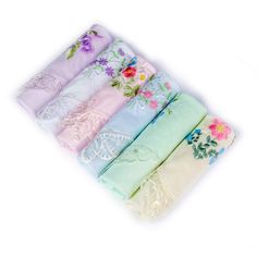 PRICES MAY VARY. Included 6 X Embroidery Ladies' Handkerchiefs+1× Gift Box Material: 100% cotton;Size: 28cm*28cm Packed In Gift Box- Each set of 6 premium handkerchiefs comes with a Gift Box.A perfect christmas gift choice to your friends or family members. Excellent quality:Made from the finest quality premium cotton Note:Once washed and dried, soft and absorbent .So Wash itr before using. cotton Summer Embroidered Cotton Handkerchiefs, Summer Cotton Embroidered Handkerchiefs, Floral Embroidered Handkerchiefs For Spring Wedding, Spring Wedding Handkerchiefs With Floral Embroidery, Floral Embroidered Handkerchiefs For Spring Gift, Spring Gift Handkerchiefs With Floral Embroidery, Spring Cotton Handkerchiefs With Floral Embroidery, Spring Handkerchiefs With Floral Embroidery As Gift, Spring Floral Embroidery Handkerchiefs As Gift