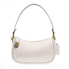 PRICES MAY VARY. Editors Notes: The Swinger Bag is part of The Coach Originals, a collection of archival-inspired bags that celebrates our legacy and authentic New York heritage. This streamlined shoulder bag is based on a 1980s Coach design reimagined for today Glovetanned Leather: Wear it out to wear it in. This white handbag was crafted with glovetanned leather - a buttery soft, durable leather that only gets better with age Style Two Ways: Featuring our iconic turnlock closure, the zip-top s Coach Bags White, White Coach Bag, Cold Weather Gloves, White Shoulder Bag, Bday Gift, White Plains, White Handbag, Leather Wear, Coach Shoulder Bag