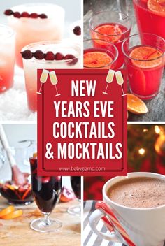 new year's eve cocktails and mockles