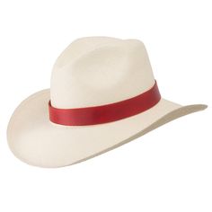 Red Classic Red Fedora With Curved Brim, Classic Sun Hat For Kentucky Derby And Rodeo, Red Western Fedora With Short Brim, Western Style Red Fedora With Short Brim, Adjustable Red Flat Brim Straw Hat, Red Curved Brim Hat Band For Rodeo, Western Style Red Hat, Classic Red Hat Bands For Summer, Classic Red Hat With Curved Brim