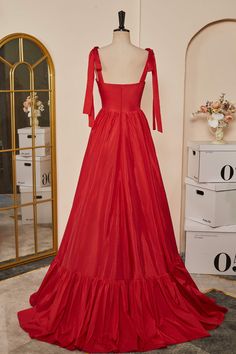 Красное галстук-галстук A-Line Satin Long Promp One Shoulder Homecoming Dress, Satin Long Prom Dress, Chiffon Wedding Dress Beach, Dresses Graduation, Prom Dresses Long Pink, Graduation Gown, Woman Dresses, Red Corset, Unique Dress