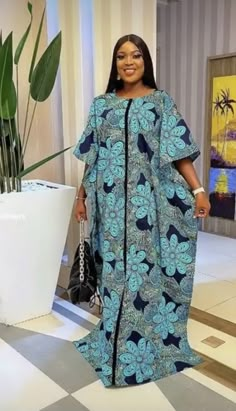 African Caftan For Ladies, African Abaya Styles, Cameroon Kaba Styles, Africa Print Dress, Ankara Kaftan, Africa Print, Bubu Gown Styles