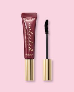 Unlashed Volume and Curl Mascara Mascara WANDER BEAUTY Mascara Packaging, Lash Care, Soko Glam, Wander Beauty, Lightweight Moisturizer, Exfoliating Cleanser, Pore Cleansing, Aloe Leaf, Licorice Root Extract