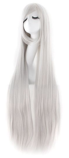 PRICES MAY VARY. 100% Brand New Material : 100% High Temperature Fiber Length: Approx 100cm/ 39 Inch Wig Cap Size: The maximum circumference Approx 20~21inch/51~53cm(Exist 1~2cm normal error), the size of wig cap is adjustable Package included:1 wig 1.Our wig product is made of Kanekalon fiber which is a thermostable Material and called "High-temperature resistance fiber". it can be curled or straightened by Electronic Hair stick under 120 degrees Celsius. Generally, The suitable temperature is Party Wig, Wig Party, Cosplay Hair, Natural Wigs, Trendy Hair Color, Anime Costumes, Hair Reference, Costume Wigs, Long Wigs