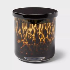 Colored Glass Tortoise Bath Canister - Threshold™ : Target Bathroom Canister Ideas, Leopard Bathroom Decor, Leopard Bathroom, Art For Bathrooms, Luxury Bathroom Accessories, Bathroom Jars, Travel Bathroom, Bathroom Organizers, Bath Caddies