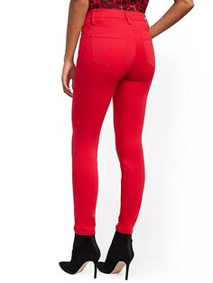 Women’s High Waisted Jeans | NY&C High Waisted Jeans, Petite Fashion, High Waist Jeans, Scarlet, Fabric Care, Leather Pants, Tights, Perfect Fit, High Waisted