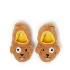 With extra slip-resistant outsoles, these easy on/off slippers are the perfect picks for play time. Each slipper is fitted with a multi-density cushioned insole and topped with memory foam for a cloud-like feeling on your little one’s feet. With an indoor/outdoor outsole, the bottom of these clog slippers is durable for constant slip-resistant support no matter where the day leads. IMPORTANT SIZING INFO: Our Critter Slippers tend to run small. To ensure the perfect fit, please check our size cha Super Soft Indoor Slippers With Round Toe, Super Soft Round Toe Indoor Slippers, Non-slip Synthetic Flat Slippers, Comfortable Soft Slippers For Playtime, Comfy Slippers With Soft Sole And Round Toe, Comfortable Slippers With Soft Sole, Comfortable Synthetic Slippers With Soft Sole, Indoor Synthetic Slippers With Round Toe, Comfy Non-slip Closed Toe Slippers