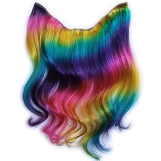 This Rainbow Clip In Extension Has Dimensional Tones Of Purple, Pink, Yellow, Jade Rainbow Color Melt The Details: 1 Piece 12 Inches Wide With 5 Clips Double Weft (Total Of 24" Weft Is Used To Make This 12" Wide Piece) These Rainbow Colored Clip-In Hair Extensions Are Crafted From Premium Double Drawn 100% Remy Human Hair, Providing Durability And The Potential To Be Re-Dyed, If Desired. These Premium Human-Hair Extensions Can Be Styled With The Same Methods Used For Your Own Hair, Allowing For Add Volume To Your Hair, Prism Rainbow, Color Melt, Root Color, Rainbow Ombre, Yellow Jade, Color Melting, Halo Style, Remy Human Hair Extensions