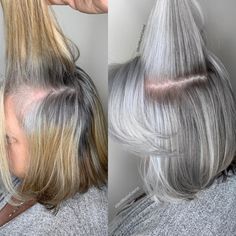 Gray Hair Growing Out, Styles Braids, Silver Hair Color, Silver Grey Hair, Transition To Gray Hair