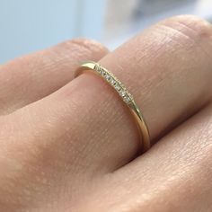 Sleek Ring Designs, Knife Edge Wedding Band, Knife Edge Engagement Ring, Knife Edge Ring, Band With Diamonds, Pave Wedding Bands, Diamond Drop Necklace, Jennie Kwon, Ring Bands