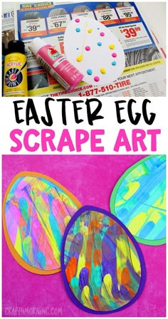 easter egg art project for kids to make