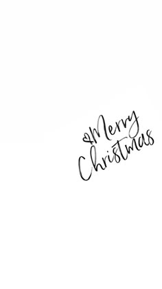 a black and white photo with the words merry christmas written in cursive writing