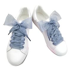 Length: 110 cm/ 43.3 in Vtuber Design Ideas, Ribbon Shoelaces, Ribbon Shoe Laces, E Girl Clothes, Butterfly Clothes, Moon Clothing, Vtuber Design, Ribbon Shoes, Shoes Laces