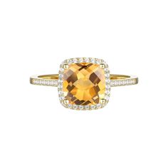 Whether you're celebrating a special occasion, marking a milestone, or simply treating yourself to a timeless and meaningful piece of jewelry, this 14k Gold Over Silver Citrine, Lab-Created White Sapphire Solitaire Ring is the perfect choice. Click on this JEWELRY & WATCHES GUIDE to learn about fit, styles, materials and more! Whether you're celebrating a special occasion, marking a milestone, or simply treating yourself to a timeless and meaningful piece of jewelry, this 14k Gold Over Silver Ci Anniversary Citrine Birthstone Ring In Yellow Gold, Anniversary Yellow Gold Citrine Birthstone Ring, Classic Topaz Birthstone Ring For Gift, Classic Topaz Birthstone Ring For Wedding, Yellow Gold Topaz Crystal Ring For Anniversary, Elegant Citrine Birthstone Promise Ring, Cushion Cut Birthstone Jewelry For Anniversary, Anniversary Topaz Ring With Halo, Anniversary Topaz Halo Ring