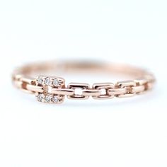 Diamond Ring 14K Solid Gold Diamond Chain Shape Ring Square | Etsy Diamond Stackable Chain Ring For Promise, White Gold Chain Ring For Promise, Elegant Rose Gold Chain Ring For Wedding, Elegant Rose Gold Wedding Chain Ring, Simple Design Promise Ring, Minimalist Open Chain Ring For Wedding, Dainty White Gold Chain Ring For Wedding, Minimalist Stackable Chain Ring For Weddings, Minimalist Open Ring For Wedding