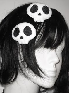 Elevate your style with these unique plush skeleton hairclips. Adorned with a soft and cuddly skeleton design, these hair clips add a quirky and playful touch to any outfit. Perfect for those who love to mix a bit of spooky charm with their kawaii fashion. The price is for one pair of hair clips, making it easy to create a coordinated look. Ideal for themed parties, cosplay, or just adding a bit of fun to your daily wear. Skeleton Hair Clips, Cool Fashion Accessories, Kawaii Hair Pins, Alternative Hair Accessories, Scene Hair Accessories, Goth Hair Clips, Emo Items, 2000s Hair Clips, Zombie Accessories