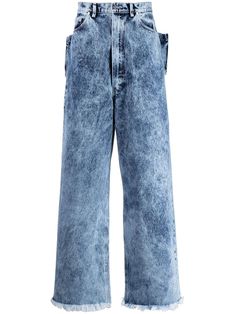 blue cotton acid wash wide leg two rear patch pockets high-waisted front button and zip fastening belt loops Butterfly Stomach, Dress Png, Natasha Zinko, Draping Fashion, Future Outfit, Acid Wash Jeans, Acid Wash Denim, Wide Leg Denim, Short Jumpsuit