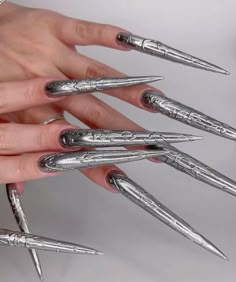 Long Fingernails, Crazy Design, Face Nails, Nails Makeup, Makeup Inspo