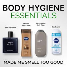 #fashion #smellgood #bodycare #essentials Hygiene Essentials