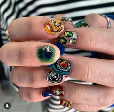 Mens Nails, Hippie Nails, Nail Candy, Clothing Outfit Ideas, Oval Nails, Acrylic Nails Coffin, Top 40, Fire Nails, Dream Nails