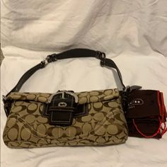 Small Coach Purse, Purchased In 2002. No Rips, No Stains, Excellent Used Condition. Coach Bag, Coach Purse, Vintage Coach, Mini Bags, Coach Purses, Mini Bag, Camera Bag, Bag Lady, Purse