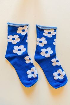 Softie Socks in Electric Blue Trendy Blue Socks For Spring, Blue Cotton Socks For Summer, Casual Blue Socks For Summer, Casual Blue Socks For Spring, Casual Super Soft Stretch Socks, Trendy Soft Socks For Spring, Super Soft Comfortable Cotton Socks, Comfortable Super Soft Cotton Socks, Comfortable Sporty Blue Socks