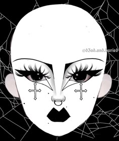 Trad Makeup, Makeup Ideas Drawing, Goth Trad, Makeup For School, C Makeup, Everyday Goth