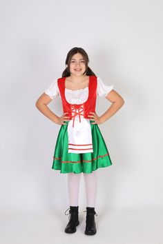 This wonderful product makes a fun and cute gift for your child. You will make your child happy. You can use this costume in parties, halloween and various events. Our Italian costume, which is made of high quality domestic satin and velvet fabric, can also be ironed comfortably. If desired, color and model changes can be made to our model. For comfortable use of our model, the waist area is elastic. The shoes you see in the product are used for visual purposes. It is not included in the product Italian Costume Ideas, Italian Costume, Italy Dress, Italy For Kids, Handmade Girls Dress, Costumes Around The World, Girls Costumes, Event Dress, Dress Birthday