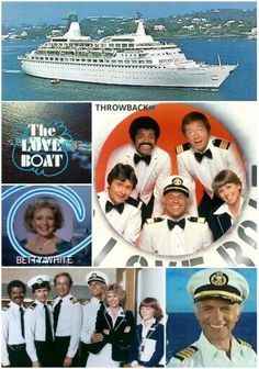 several pictures of people in sailor uniforms and the ship that they are sailing on is collage